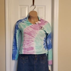 Tie die hoodie